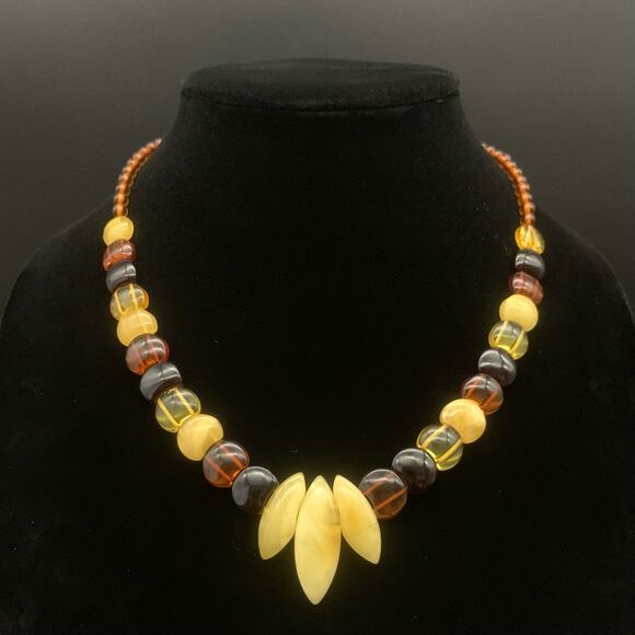 Amber Jewelry - Baltic Amber Statement Necklace